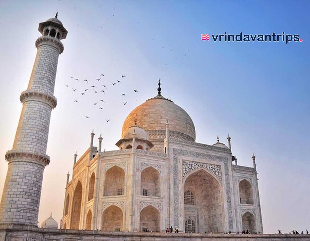 One Day Trip from Delhi to Agra, Mathura, Vrindavan by AC Car, Including The Taj Mahal.